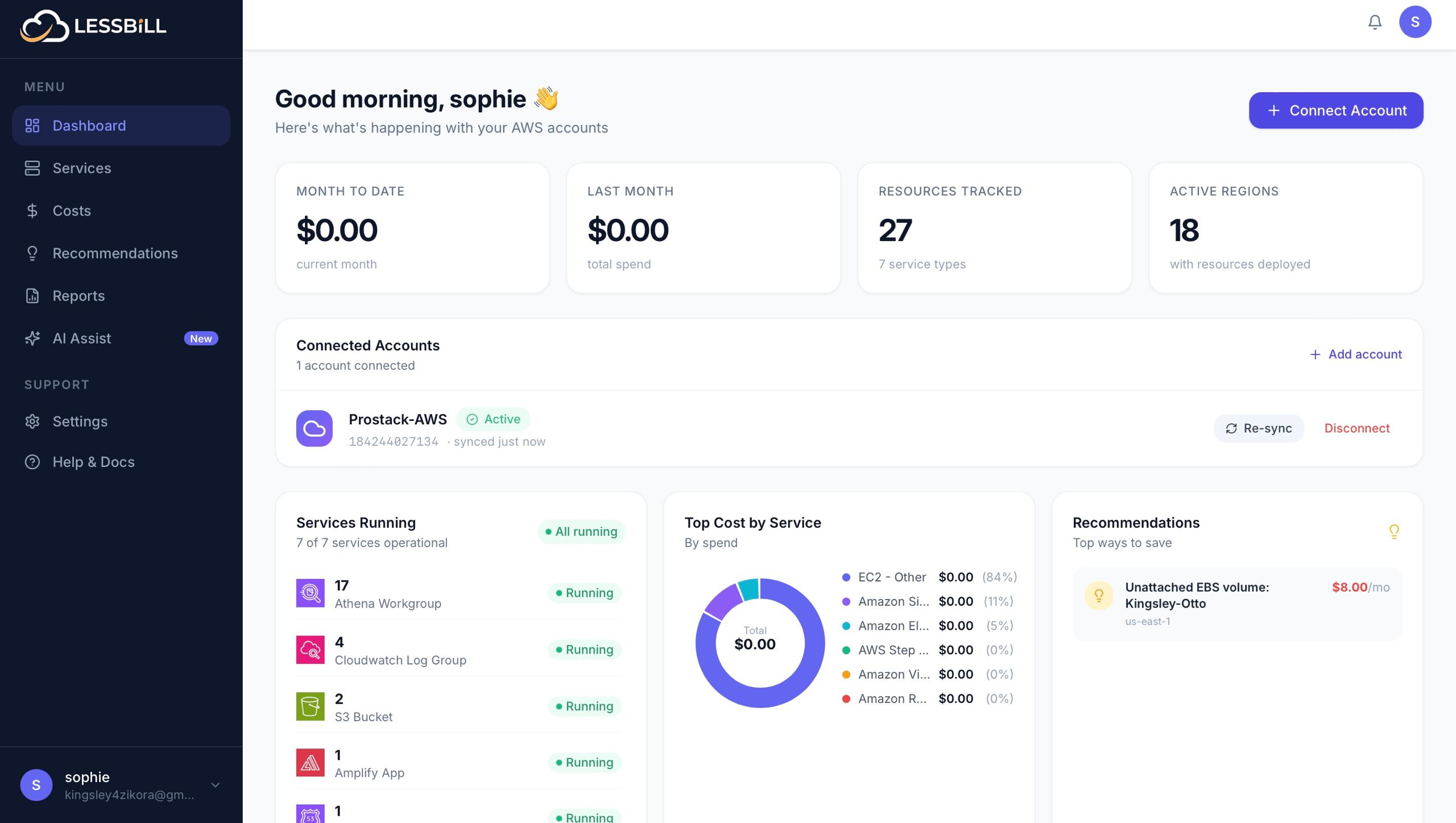 LessBill Dashboard